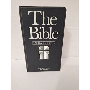 The Bible On Audio Cassette New Testament King James Version IV  12 Tapes